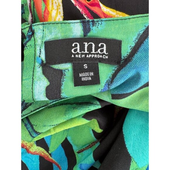 A.N.A Romper Jumpsuit Size Small, Sleeveless, Multicolored - Picture 8 of 9